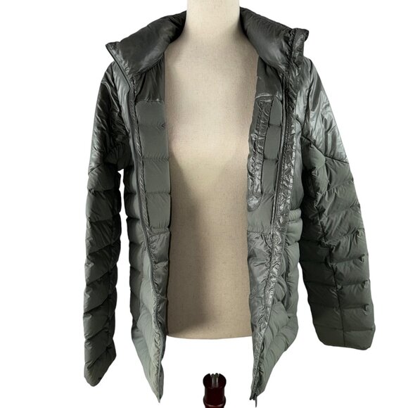 Lululemon Navigation Stretch Down Jacket in Gray Sage Size 8 - Picture 12 of 16
